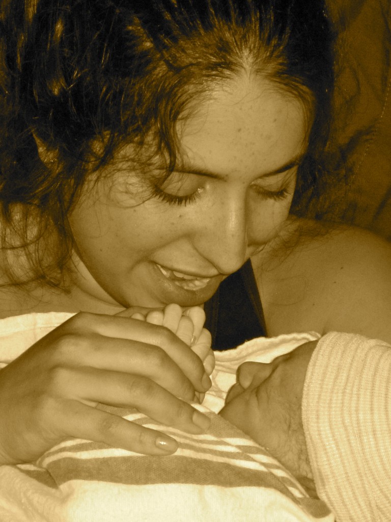 Mother and son